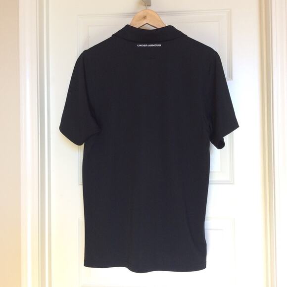 UA Black Heat Gear Golf Shirt Men’s Small - Picture 3 of 3
